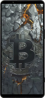 Силиконовый чехол Раскаленный биткойн для Sony Xperia 1 VI - 6091u-3975 изображение 