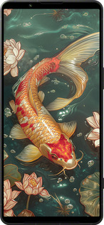 Силиконовый чехол Мелодия Лотоса для Sony Xperia 1 VI - 6106u-3975 изображение 