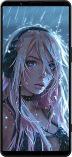 Силиконовый чехол Неоновый дождь для Sony Xperia 1 VI - 6119u-3975 изображение 