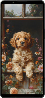 Силиконовый чехол Щенок cocker spaniel для Sony Xperia 1 VI - 6136u-3975 изображение 