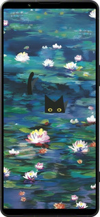 Силиконовый чехол із зображенням водяних лілій та кішок для Sony Xperia 1 VI - 6257u-3975 изображение 