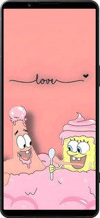 Силиконовый чехол Спанч Боб для Sony Xperia 1 VI - 6282u-3975 изображение 