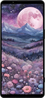 Силиконовый чехол Ночь луна арт для Sony Xperia 1 VI - 6319u-3975 изображение 