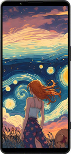 Силиконовый чехол Девушка Арт для Sony Xperia 1 VI - 6325u-3975 изображение 