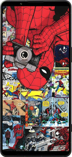 Силиконовый чехол Человек паук 2 для Sony Xperia 1 VI - 6333u-3975 изображение 