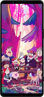 Силиконовый чехол Гравити Фолз для Sony Xperia 1 VI - 6365u-3975 изображение 