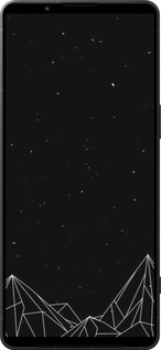 Силиконовый чехол Черно белые абстрактные горы для Sony Xperia 1 VI - 6437u-3975 изображение 