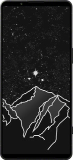 Силиконовый чехол Минималистический горный пейзаж для Sony Xperia 1 VI - 6438u-3975 изображение 