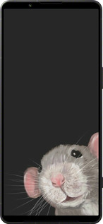 Силиконовый чехол The Peeking Rat для Sony Xperia 1 VI - 6442u-3975 изображение 