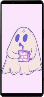 Силиконовый чехол Милый призрак для Sony Xperia 1 VI - 6507u-3975 изображение 