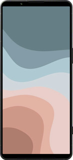 Силіконовий чехол З синіми та рожевими хвилями в стилі ретро для Sony Xperia 1 VI - 6532u-3975 изображение 