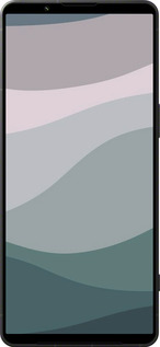 Силиконовый чехол С фиолетовым и бирюзовым ретро-стилем и волнами для Sony Xperia 1 VI - 6533u-3975 изображение 