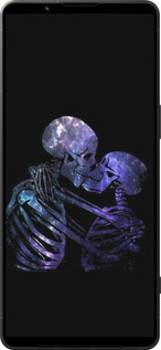 Силиконовый чехол С изображением скелета для Sony Xperia 1 VI - 6537u-3975 изображение 