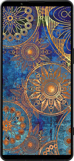 Силіконовий чехол Золотий візерунок для Sony Xperia 1 VI - 678u-3975 изображение 