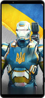 Силиконовый чехол Украинский киборг для Sony Xperia 1 VI - 980u-3975 изображение 