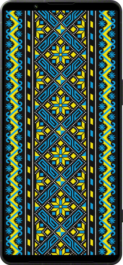 Силиконовый чехол Вышиванка 39 для Sony Xperia 1 VI - 1173u-3975 изображение 