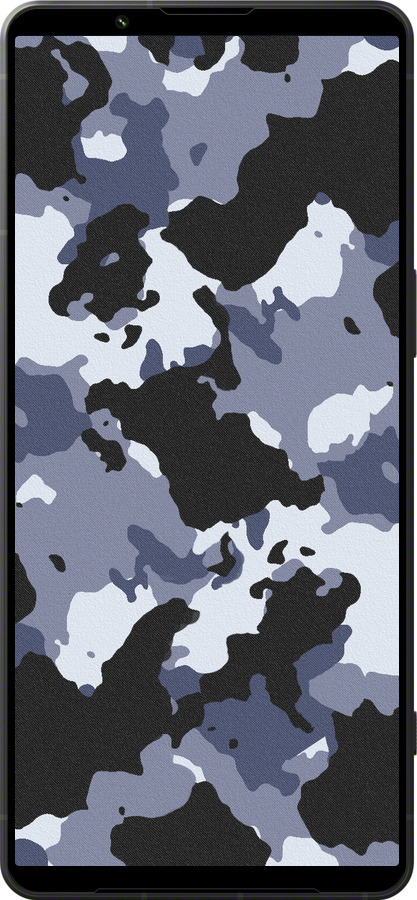 Силиконовый чехол Камуфляж v4 для Sony Xperia 1 VI - 1182u-3975 изображение 