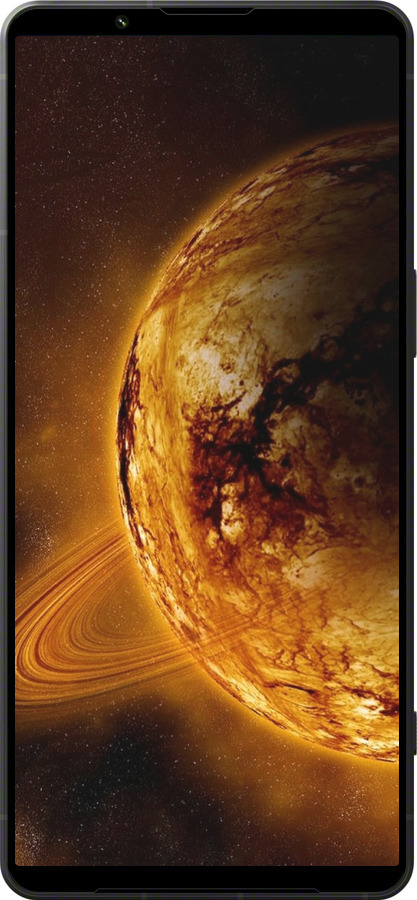 Силіконовий чехол Жовтий Сатурн для Sony Xperia 1 VI - 170u-3975 изображение 