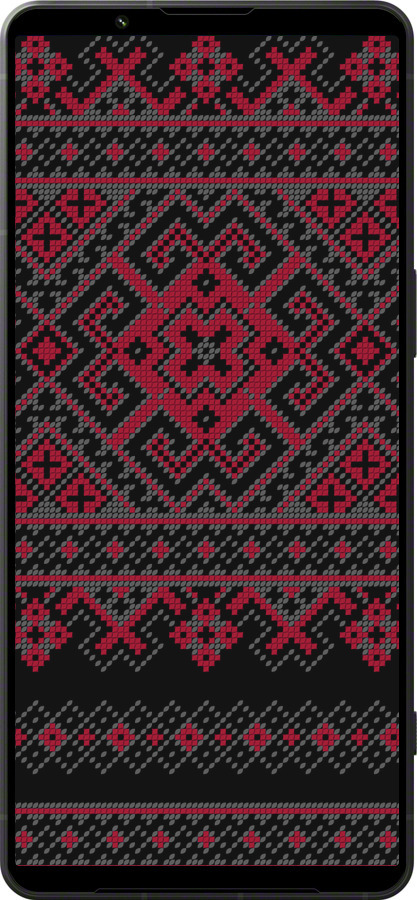 Силиконовый чехол Вышиванка 52 для Sony Xperia 1 VI - 1763u-3975 изображение 