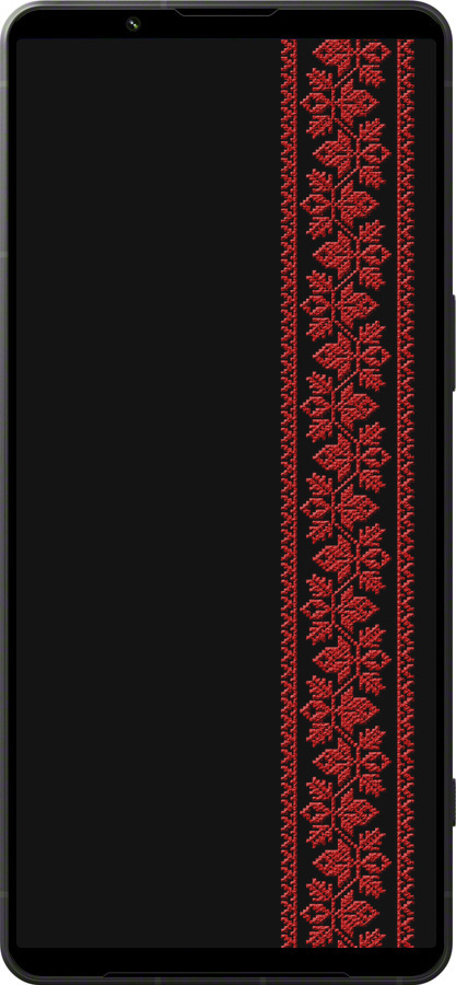 Силиконовый чехол Вышиванка 53 для Sony Xperia 1 VI - 2041u-3975 изображение 