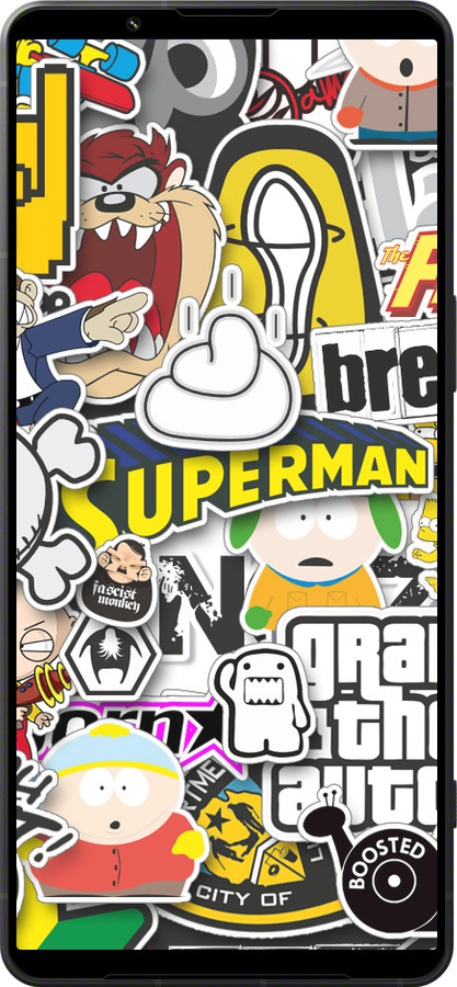 Силіконовий чехол Popular logos для Sony Xperia 1 VI - 4023u-3975 изображение 