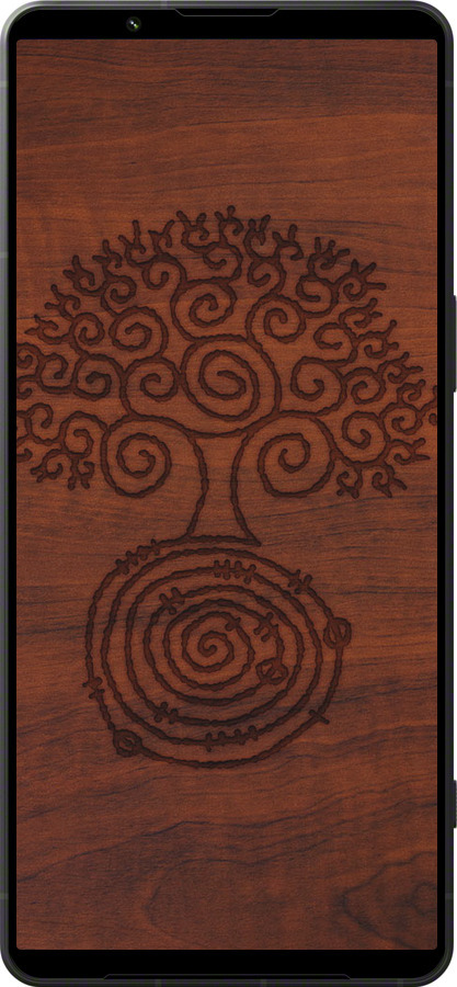 Силиконовый чехол Узор дерева для Sony Xperia 1 VI - 4119u-3975 изображение 