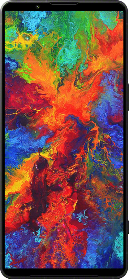 Силиконовый чехол Акварель на холсте для Sony Xperia 1 VI - 4150u-3975 изображение 