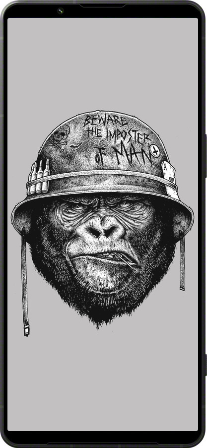 Силиконовый чехол military monkey для Sony Xperia 1 VI - 4177u-3975 изображение 