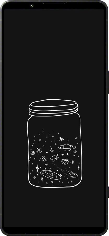 Силиконовый чехол Космос в банке для Sony Xperia 1 VI - 4297u-3975 изображение 