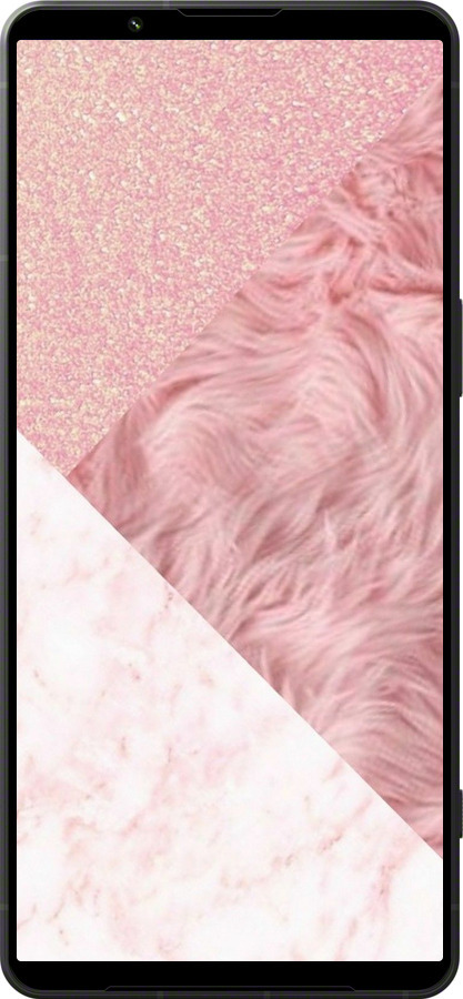 Силиконовый чехол Розовые текстуры для Sony Xperia 1 VI - 4343u-3975 изображение 