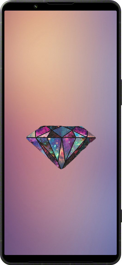 Силиконовый чехол Диамант для Sony Xperia 1 VI - 4352u-3975 изображение 