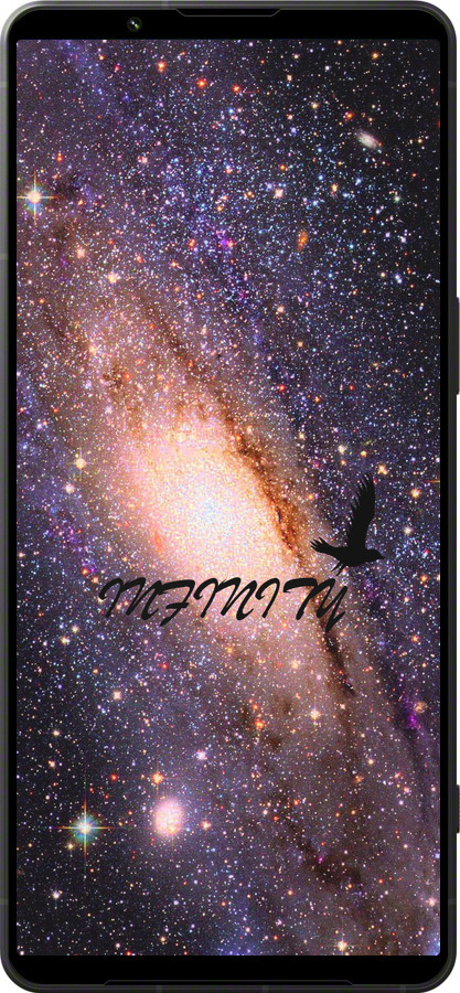 Силіконовий чехол Нескінченність для Sony Xperia 1 VI - 4390u-3975 изображение 