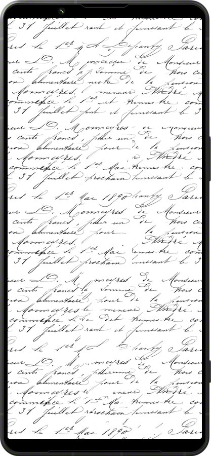 Силиконовый чехол Прописной шрифт для Sony Xperia 1 VI - 4475u-3975 изображение 