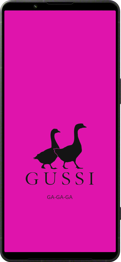 Силиконовый чехол Гуси для Sony Xperia 1 VI - 4561u-3975 изображение 