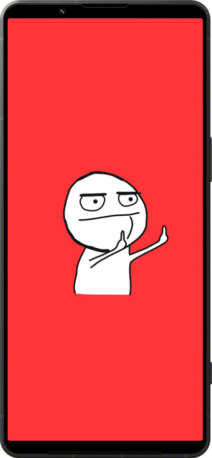 Силиконовый чехол Мем для Sony Xperia 1 VI - 4578u-3975 изображение 