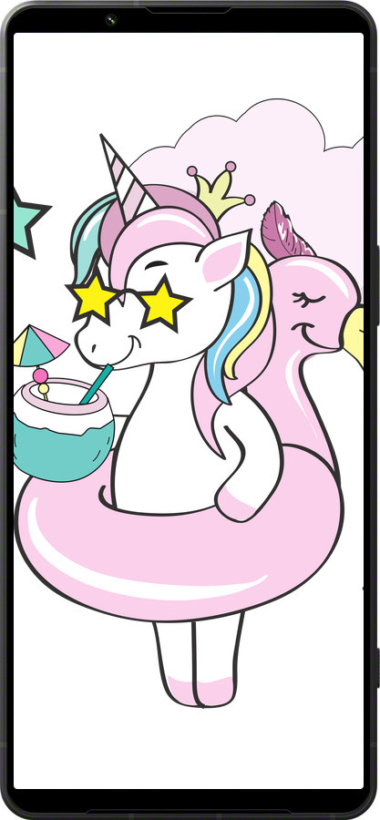 Силіконовий чехол Crown Unicorn для Sony Xperia 1 VI - 4660u-3975 изображение 