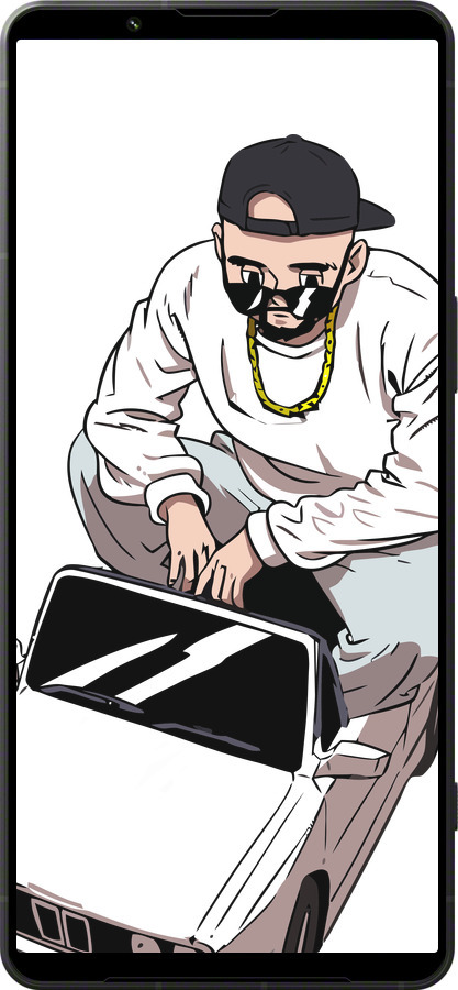 Силиконовый чехол Тачка для Sony Xperia 1 VI - 4663u-3975 изображение 