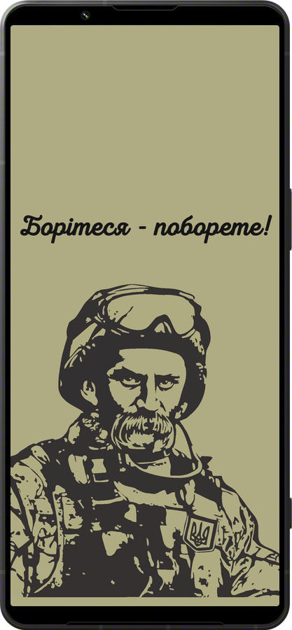 Силиконовый чехол Шевченко v1 для Sony Xperia 1 VI - 5241u-3975 изображение 