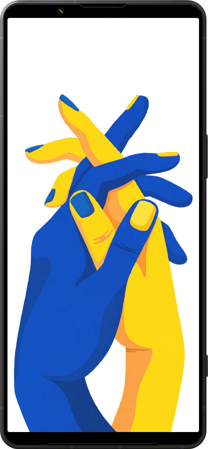 Силіконовий чехол Stand With Ukraine для Sony Xperia 1 VI - 5255u-3975 изображение 