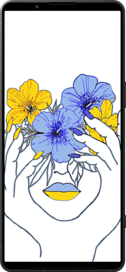 Силіконовий чехол Дівчина v4 для Sony Xperia 1 VI - 5276u-3975 изображение 