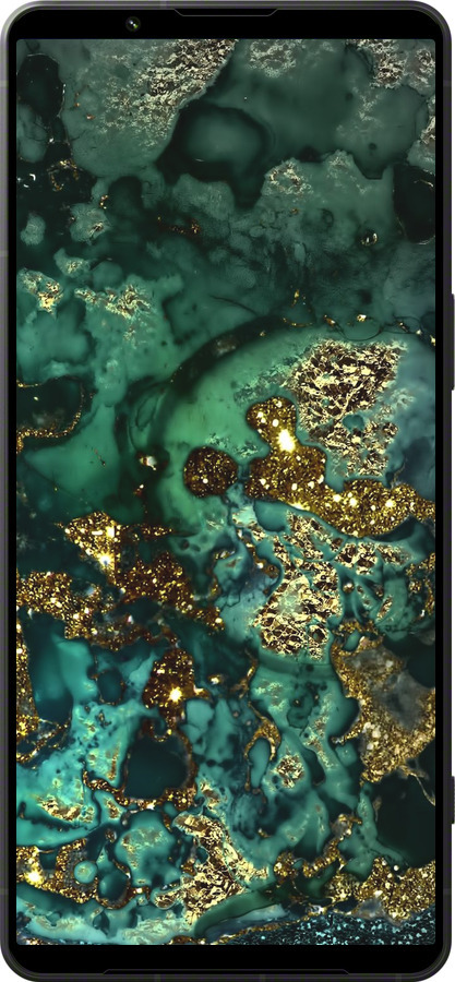 Силіконовий чехол Мармур золото багатство для Sony Xperia 1 VI - 5419u-3975 изображение 