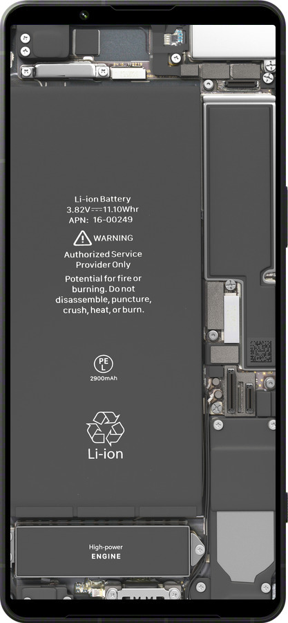 Силиконовый чехол Детали смартфона для Sony Xperia 1 VI - 5487u-3975 изображение 