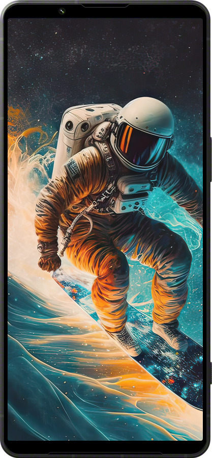 Силиконовый чехол Сноубордист для Sony Xperia 1 VI - 5604u-3975 изображение 