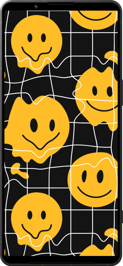 Силиконовый чехол Смайлы v3 для Sony Xperia 1 VI - 5623u-3975 изображение 