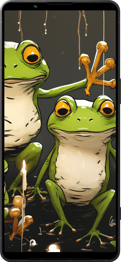 Силіконовий чехол Жабки 2 для Sony Xperia 1 VI - 5657u-3975 изображение 