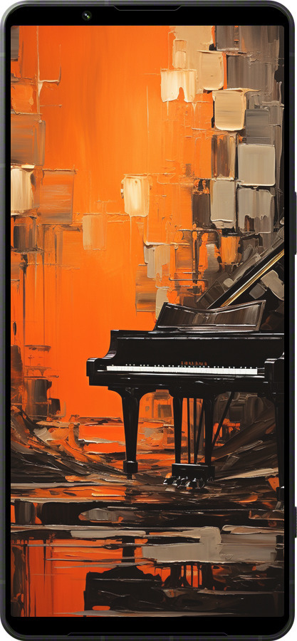 Силиконовый чехол Чехол для телефона Оранжевый Рояль для Sony Xperia 1 VI - 5937u-3975 изображение 