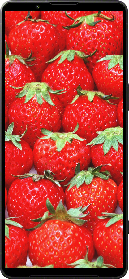 Силиконовый чехол Клубника для Sony Xperia 1 VI - 6020u-3975 изображение 