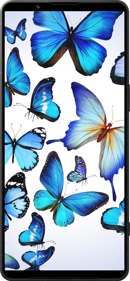 Силиконовый чехол Бабочки для Sony Xperia 1 VI - 6023u-3975 изображение 