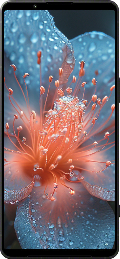 Силиконовый чехол Роса на цветке для Sony Xperia 1 VI - 6039u-3975 изображение 