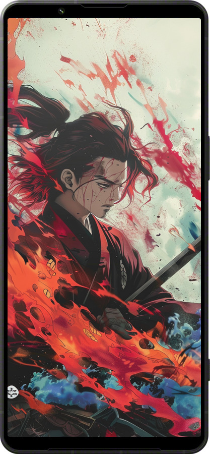 Силиконовый чехол Битва стихий для Sony Xperia 1 VI - 6110u-3975 изображение 